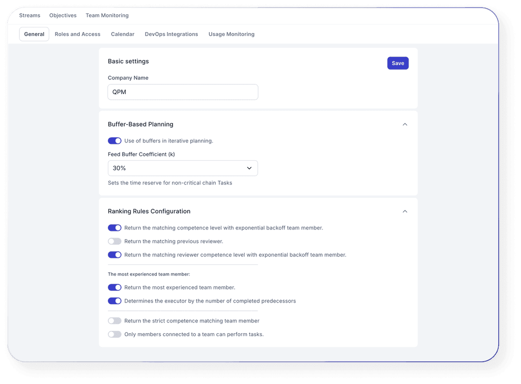 uffers at the level of tasks, goals, and iterations
